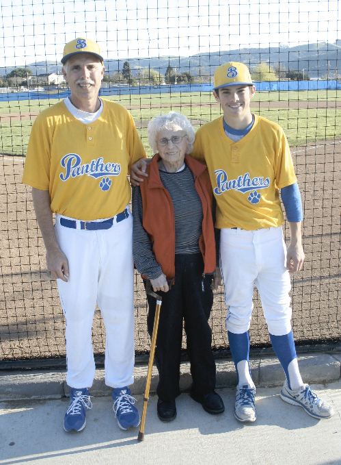 BENICIA HEAD COACH Jim Bowles (left) enjoyed having his 94-year-old ...