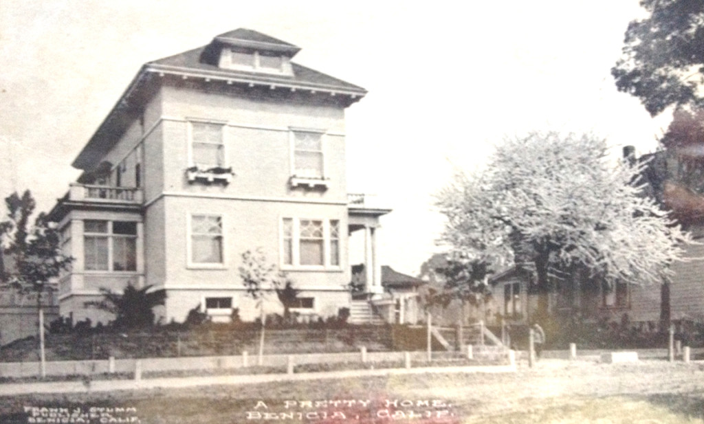 A STUMM POSTCARD of the Kullman family home on First Street. Courtesy Ron and Cathy Forbes 