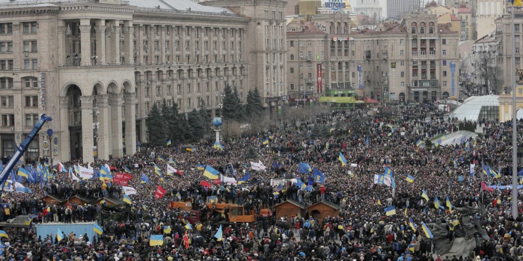 HUGE protests in Kyiv, the capital of Ukraine, led to the ouster of President Viktor Yanukovych. Now the country is in a tense standoff with Russia in Crimea. businessinsider.com