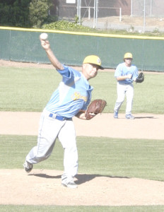 STEVEN DAINI pitched four strong innings and picked up his team-leading fifth victory of the year.