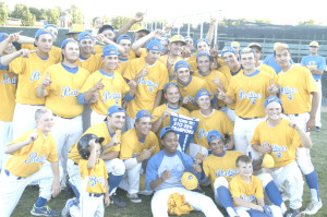 BENICIA HIGH’S baseball team captured the Sac-Joaquin Section Division II pennant after defeating Christian Brothers, 2-1, in Monday’s championship game in Sacramento.