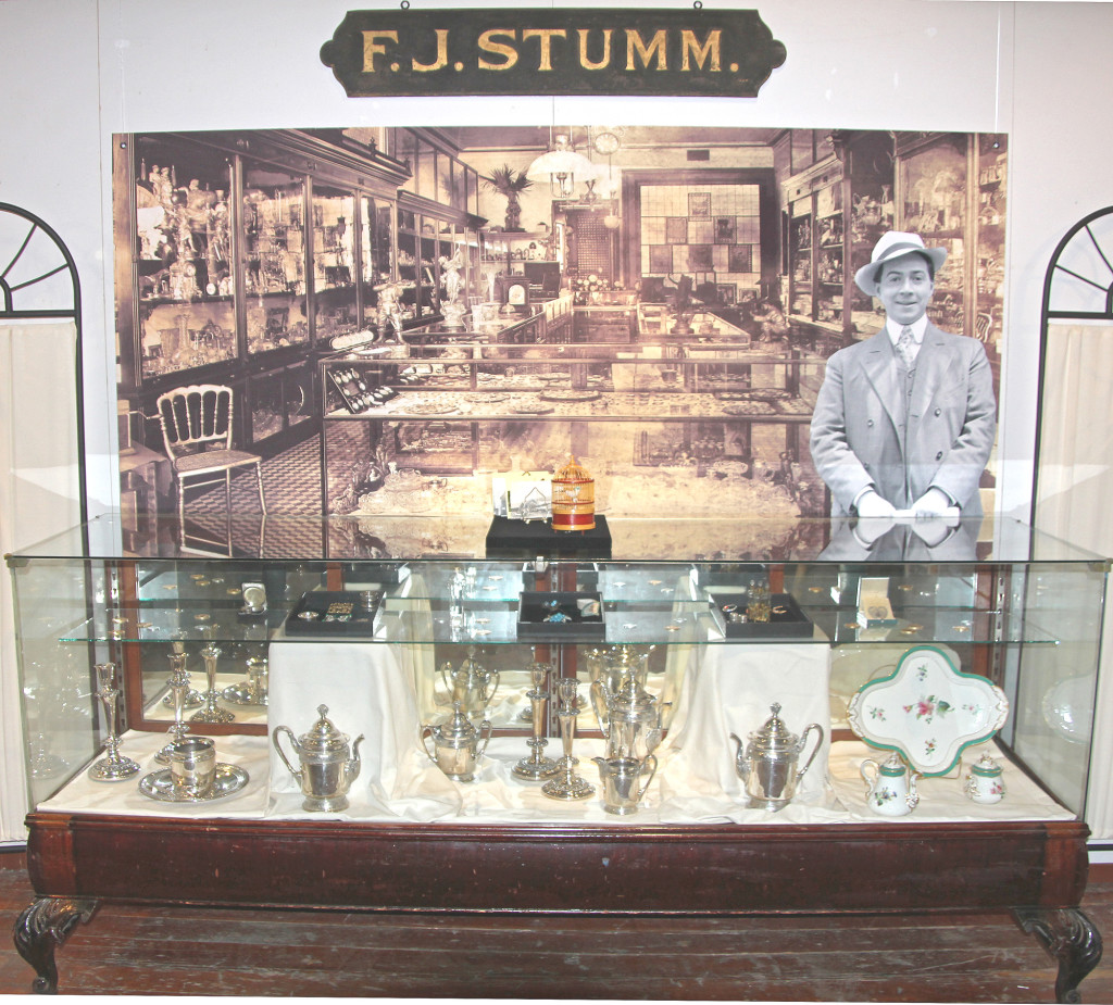 A MOCK UP of the Stumm store, with Frank Stumm ready to help his next customer. Courtesy BHM
