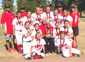 THE BENICIA OUTLAWS 12-under softball team finished in second place as hosts of the Del Holson Tournament last weekend.