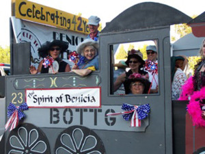 IN HONOR OF ITS 50TH ANNIVERSARY, Benicia Old Town Theatre Group will be “marshal” of tonight’s Torchlight Parade. Courtesy Benicia Old Town Theatre Group 