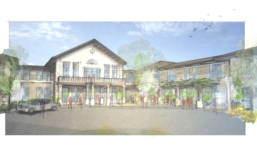 AN ARTIST’S RENDERING of the porposed assisted-living facility at Jefferson Ridge in the Arsenal. Courtesy image