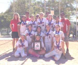 THE BENICIA OUTLAWS 12-under fastpitch softball team closed out the summer season with a clean sweep of  a tournament in Napa.