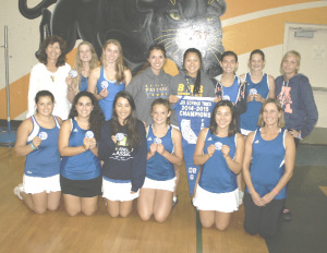 BENICIA HIGH’S girls tennis team captured the program’s first Sac-Joaquin Section championship with an exciting 5-4 victory over McClatchy on Wednesday.