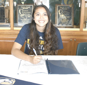 SPSV SENIOR Malia Bolko signed a letter of intent earlier this month to play volleyball for U.C. Davis.