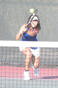 MADELINE BEYER earned one of Benicia’s two wins against Rocklin.