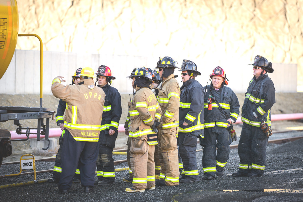 FIRE CREWS from various area agencies, including Benicia Fire Department, took part in drills that began Oct. 20.  Courtesy photo