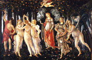 “LA PRIMAVERA” by Botticelli, on which the VSO selection of the same name was based. Wikipedia 