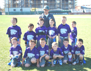 THE BENICIA WILDCATS flag football team is off to a solid start this season. The team is (standing from left) D.J. Asiasi, Zachary Austria, A.J. Cabral, coach Jordan Katz, Dayton Bracelin, Owen Wittry, Charles Tatro; (front row) Terry Finn, Jacob Morgan, Myles Cooper, Jake Holcomb, Carlos Largaespada Jr. and Jax Core.