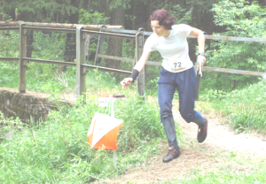 ORIENTEERING participants use compasses and maps to find markers points in the landscape.