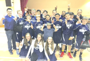 THE ST. DOMINIC’S eighth-grade boys basketball team beat host Holy Spirit, 41-40, to complete another undefeated season. This group of Knicks players went 42-0 over the past four seasons.