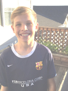 ADRIAN JACOBS has been chosen to represent the USA again in the 2015 FC Barcelona Escola International Soccer Tournament.