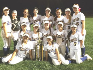 BENICIA HIGH’S softball team swept the Elk Grove Victory Tournament last weekend and is still unbeaten this season.