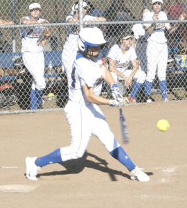 ALLIE BULLOCK had three hits (including two triples), scored twice and drove in three runs in Benicia's rout of Bethel.