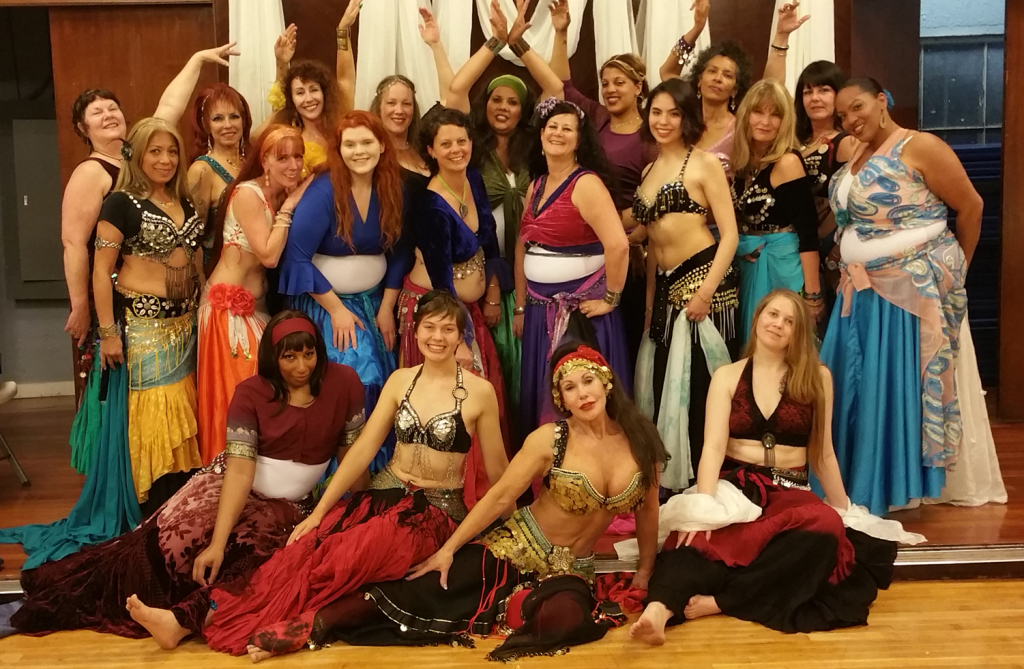 Charisse "Saiedah" Garrett is the instructor and director of the 20 Grateful Siren Belly Fusion Dancers, who rehearse in Benicia Dance Studio and recently participated in the Rakkasah Middle Eastern Folk Festival and Fantasy Bazaar in Richmond. Photo courtesy Charisse Garrett