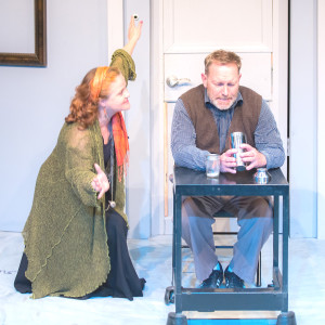 JUNE ALANE REIF and Barry Martin reminisce in the sedate “Be Seeing You,” part of the festival of 10-minute plays on stage through May 10 at the Lucky Penny Community Arts Center in Napa. Photos by Lori Paladino