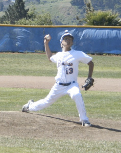 EVAN PHILLIPS pitched six strong innings against Wood on Saturday and earned his fourth win of the season.