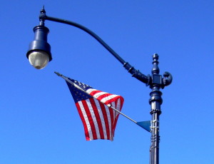 ONE OF THE streetlights installed in 2012. File photo