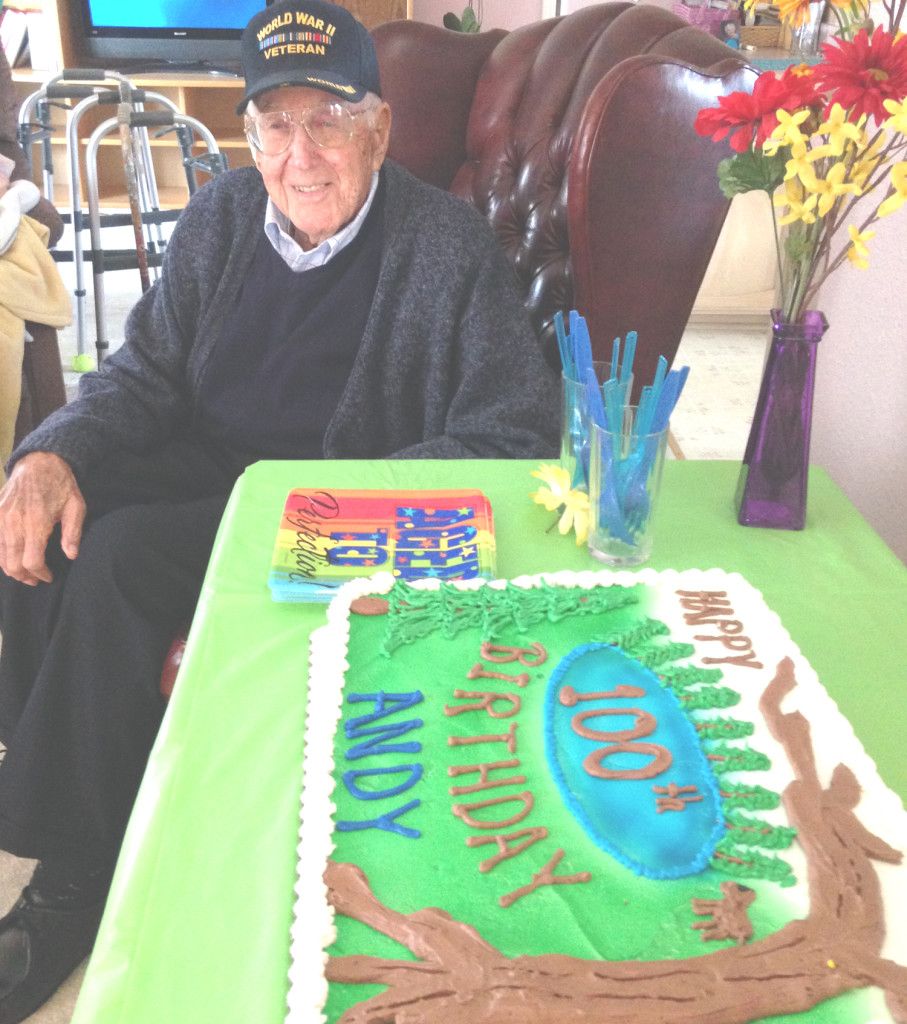 BENICIAN William Bradford James “Andy” Anderson turns 100 on Saturday. Photos by Donna Beth Weilenman/Staff