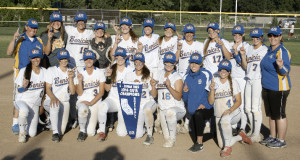 BENICIA HIGH’S softball team captured its second straight Sac-Joaquin Section championship banner with a convincing 8-2 victory over Elk Grove.