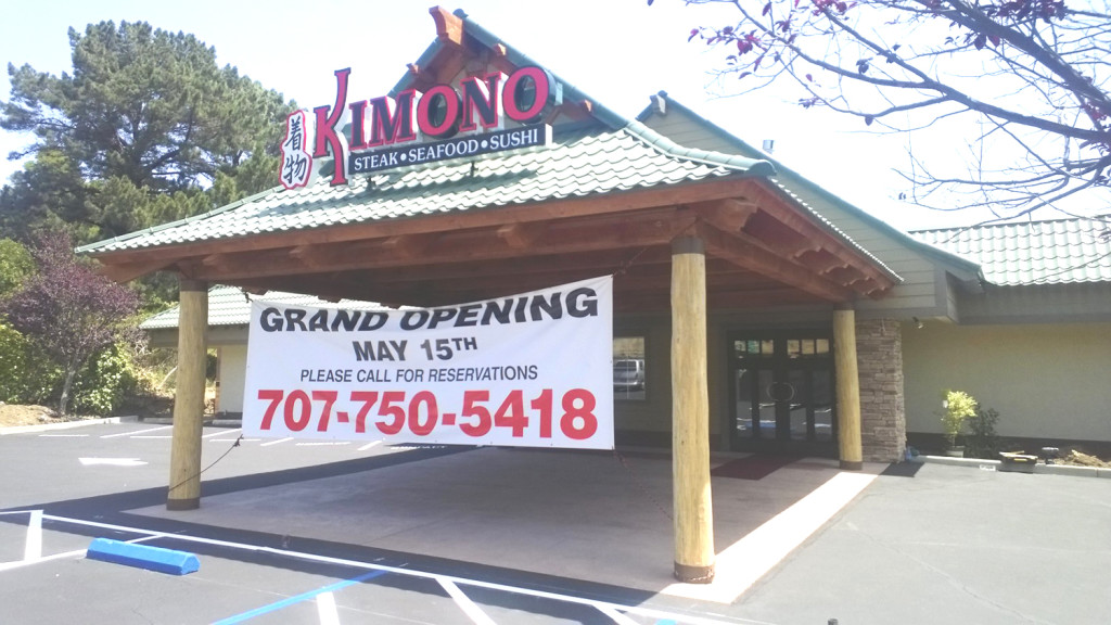 KIMONO is a Japanese  restaurant due to open in the building occupied for many years by local staple Pappas. Photos by Judy Partika/Staff