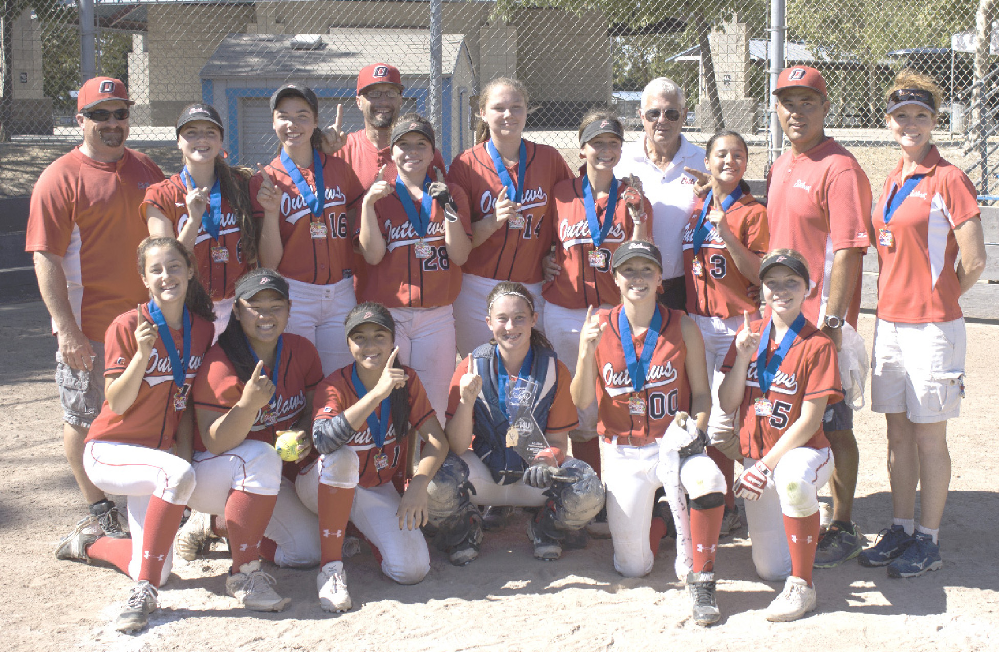 Outlaws 14under ‘A’ win USSSA State softball title