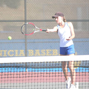 KATIE VOSS was a winner in No. 6 singles for Benicia’s girls tennis team Thursday.