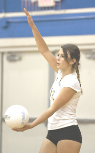 RAMONA GLATZEL brings playoff experience to the BHS volleyball team.