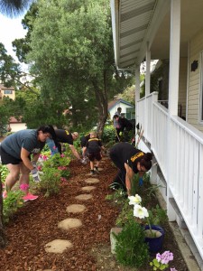Benicia police helped a resident gain wheelchair access to her home Sunday. (Benicia Police Department)