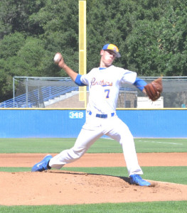 COLE EIGENHUIS threw a two-hit shutout against Oakmont as Benicia High’s baseball team advanced to a best-of-3 semifinal series in the Sac-Joaquin Section playoffs.