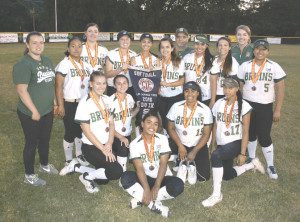 THE SPSV softball team had to settle for second place after getting shut out by Marin Catholic at last Saturday’s North Coast Section Division IV championship game in Novato.