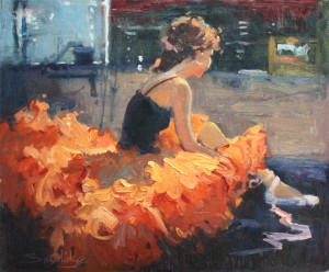 "Dancer," by Diamond Springs-based artist Robert Sandidge, is one of the paintings which will be featured at Scee on the Strait this Saturday at Martinez Regional Shoreline. Benicia artist Nikki Basch-Davis will also have art available. (Image provided by Kevin Nelson, painting by Robert Sandidge)