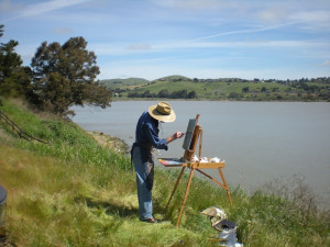 Plein air painting involves painting scenes outside. Benicia has its own gallery dedicated to this form of art, and it will be hosting its first ever Plein Air Paint Out on Saturday, Aug. 27. The top three winners will receive cash prizes as well as various supplies from famous art manufacturers. (Courtesy photo)
