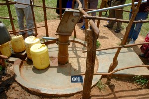 One of the wells that was funded through Walk 4 Water. (Photo courtesy of Ken Jensen)