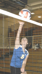 BENICIA FRESHMAN Sara McBride had three kills for Benicia High’s varsity volleyball team Tuesday against visiting Vallejo.