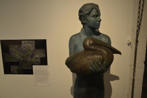 "Neptune's Daughter," sculpted by Benicia artist Lisa Reinertson, is one of many works of art to be featured in Arts Benicia's "Art of a Community" event, opening tomorrow. (Photo by Nick Sestanovich)