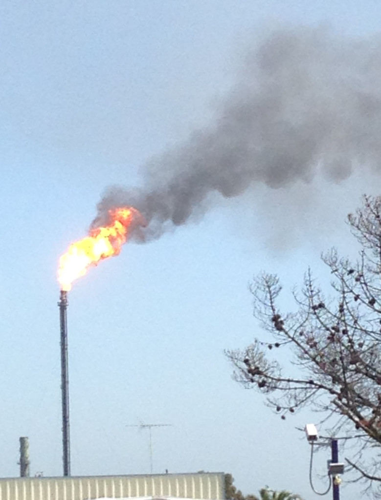 Refinery flaring ‘a safety process’